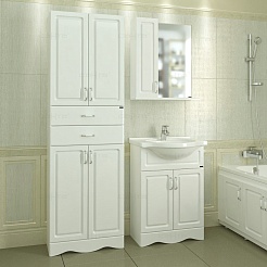 СанТа Зеркальный шкаф Верона 60 L – фотография-2